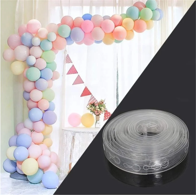 5m Balloon Chain Tape Arch Connect Strip for Wedding Birthday