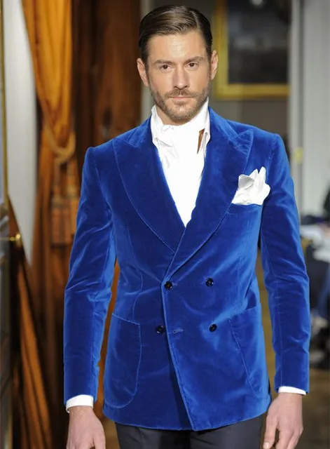 velvet men's suit