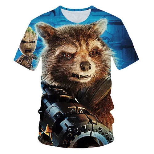 Rocket racoon t shirt Clearance