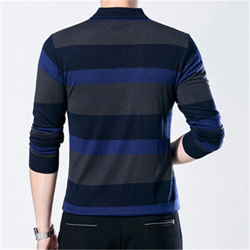 ARCSINX Striped Polo Shirt Men 
