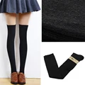2015 New 4 Colors Fashion Women's Socks Sexy Warm Thigh High Over The Knee Socks Long Cotton Stockings For Girls Ladies Women preview-1