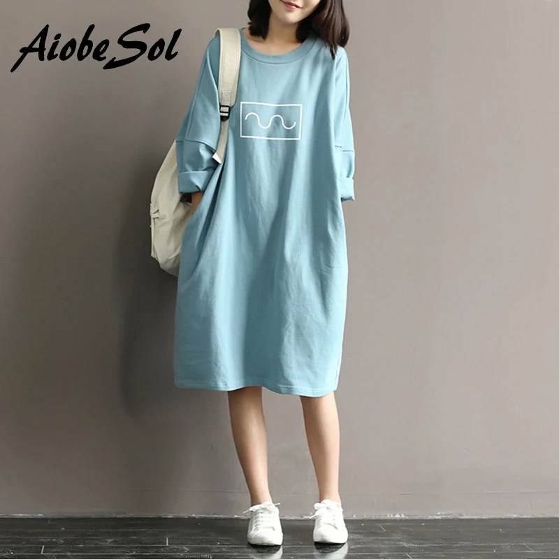 womens cotton t shirt dress