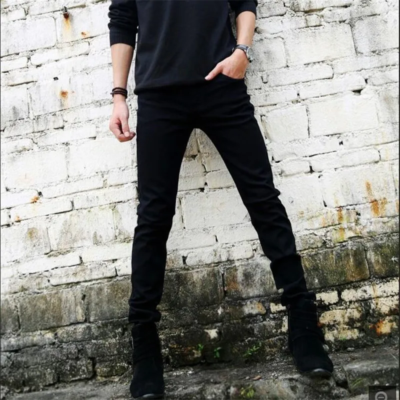 black skinny jean style trousers