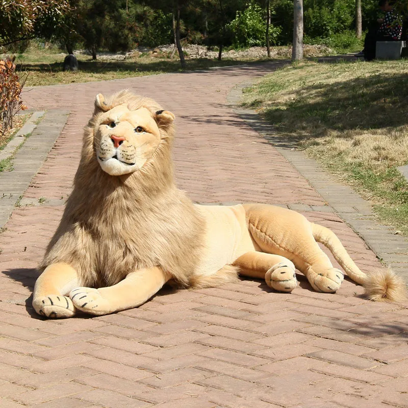 large lion plush toy