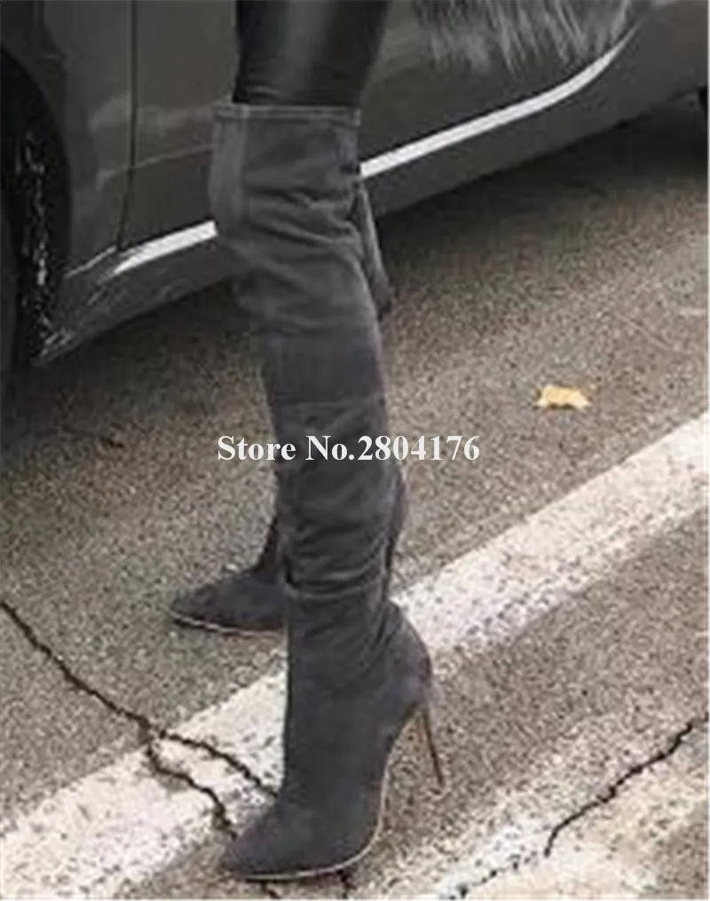 slim long boots