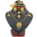 Ethlyn Best Quailty Ethiopian jewelry sets Gold Color hair jewelry 6pcs sets & African jewelry for Ethiopia best Women gift S27 preview-4