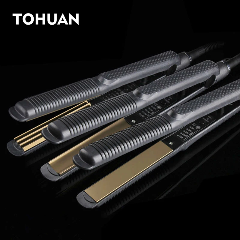 Professional Electronic Hair Straighteners Tools Straightening Corrugated Iron 110-220 V Corrugation Crimping Chapinha Flat Iron-animated-img