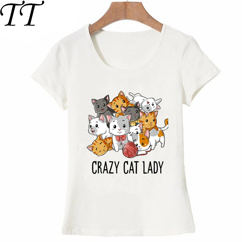 Crazy cat t shirts Clearance