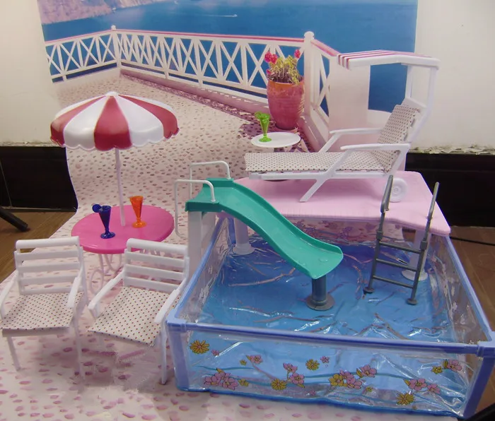 diy barbie pool