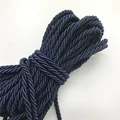 5/10M Silk Rope 3-Ply Braided Cord 5mm Twisted Cord Rope Polyester