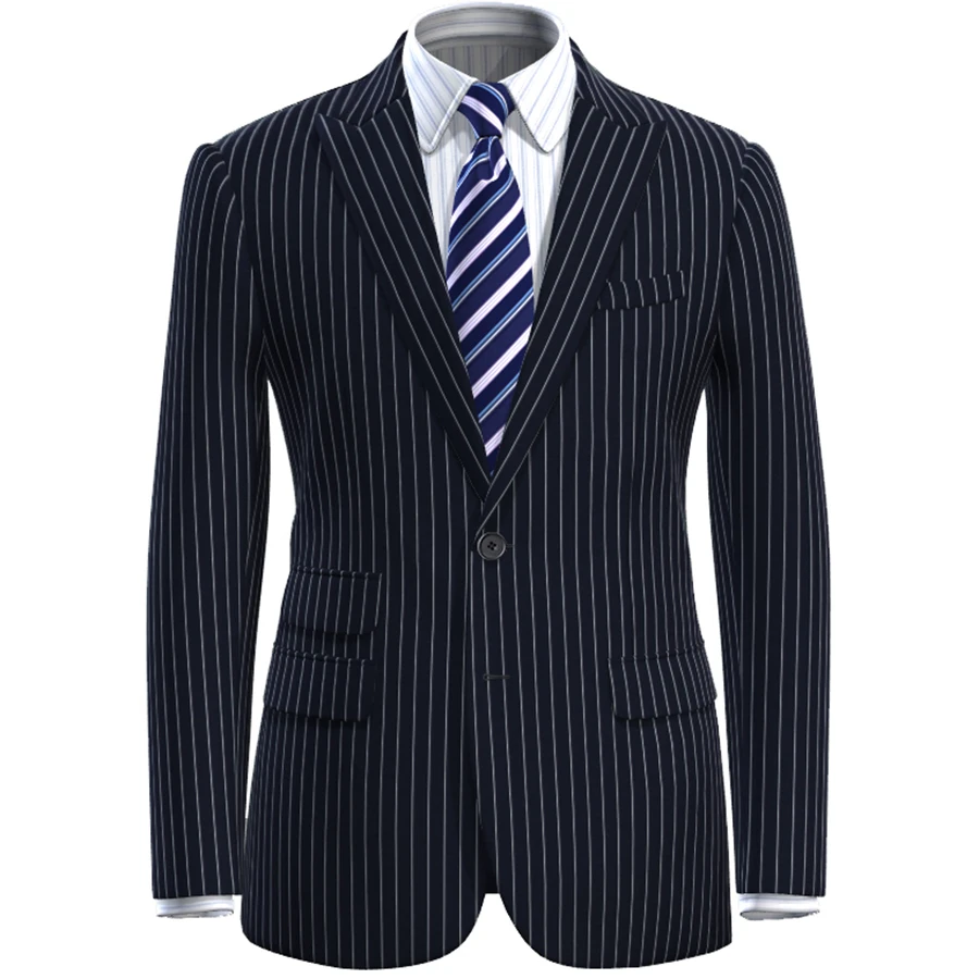 stripe suits