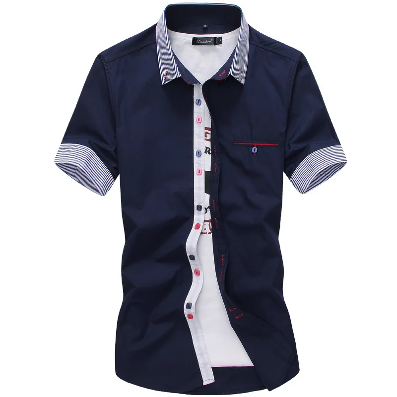 mens short sleeve casual dress shirts