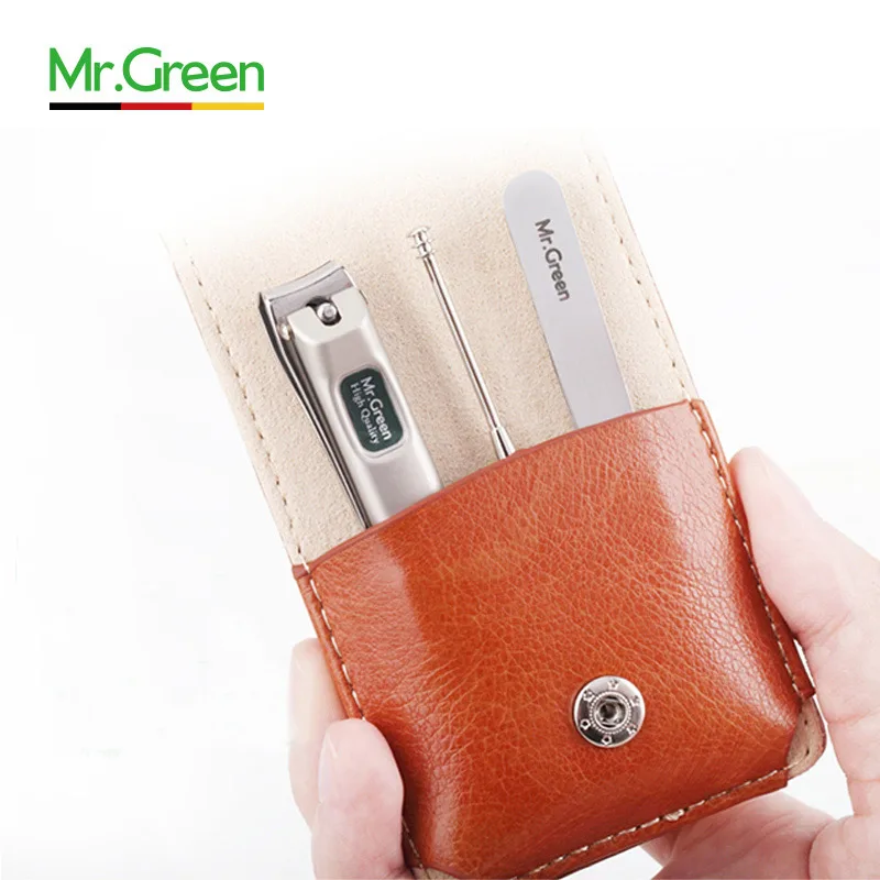 MR.GREEN Ultra Thin Nail Clippers Portable Nail Cutters With Cow Leather  Cover Superior Texture Stainless Steel Manicure Tool - AliExpress