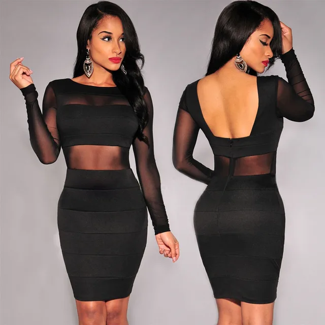 קנו שמלות | XS-XXL Sexy Bandage Dress 