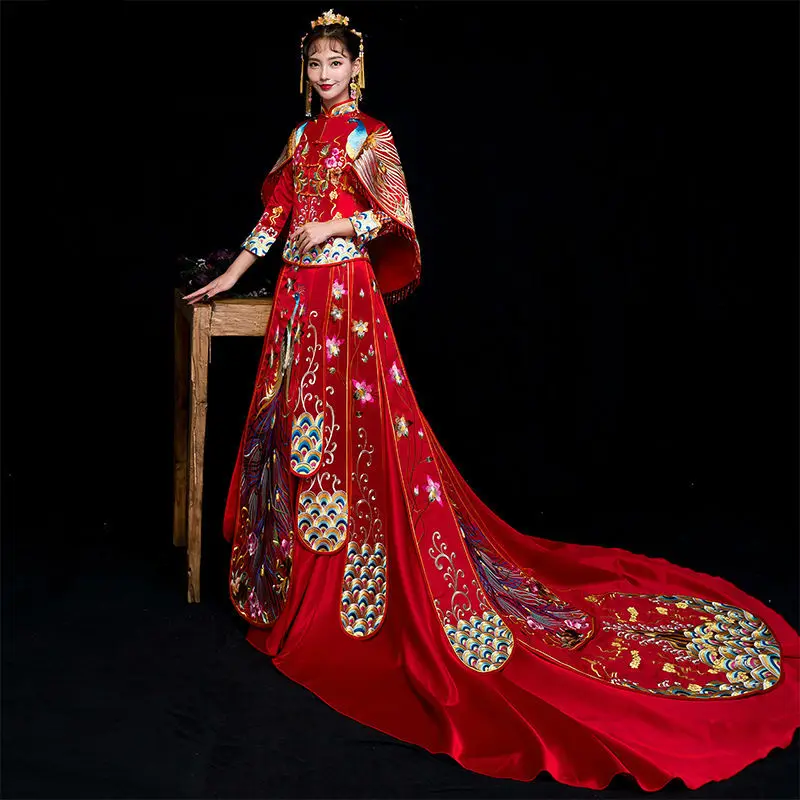 traditional chinese dress long sleeve