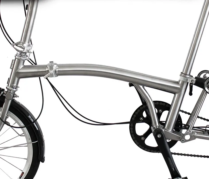 titanium folding bike frame