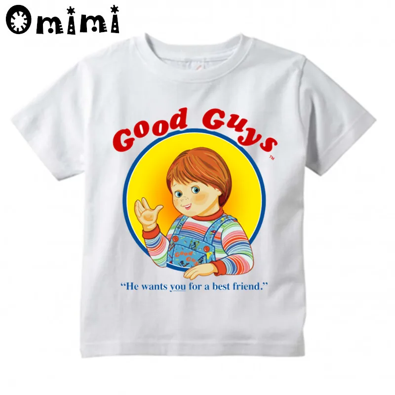 Boys and Girls Good Guys Chucky Printed 