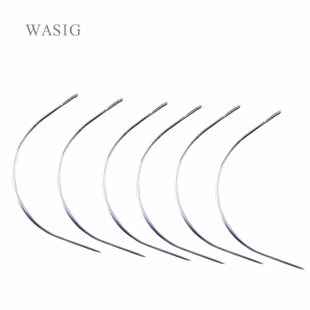 12Pcs/Pack Curved Needle for Weaving Cap Wigs Needles for Hair