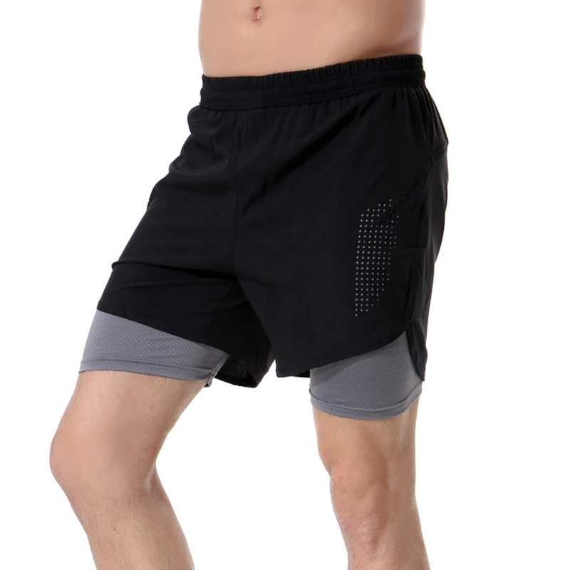 Double layer dry fit shorts Clearance