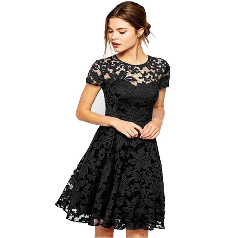 New arrival Women Floral Lace Dresses 