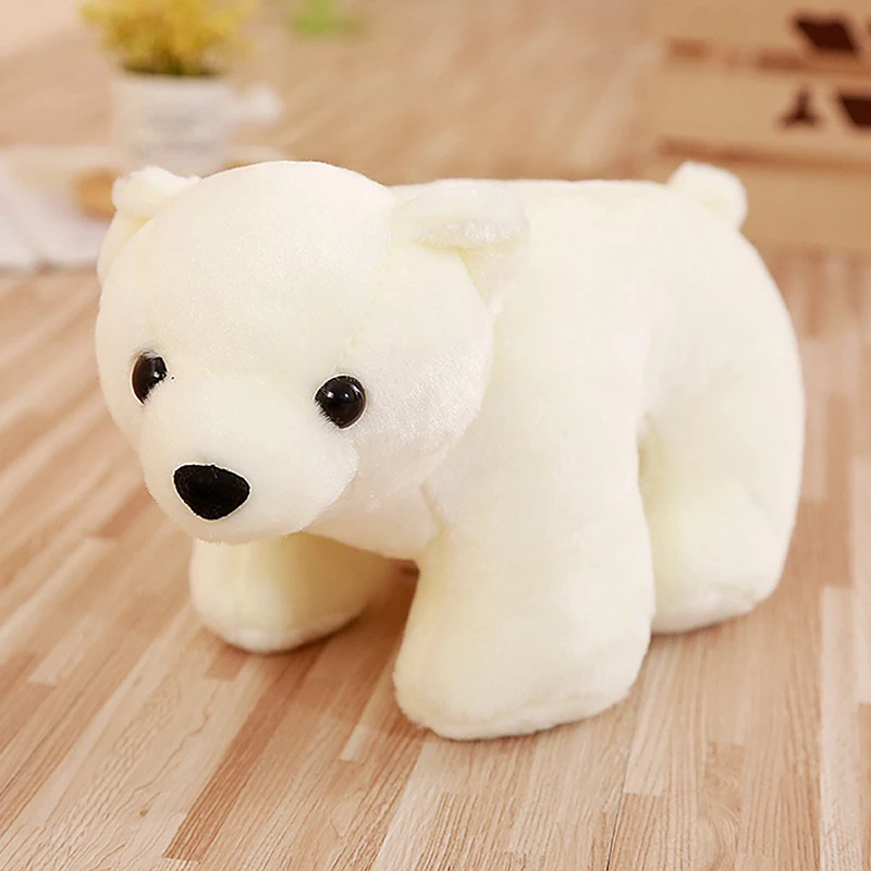 snow bear stuffed toy