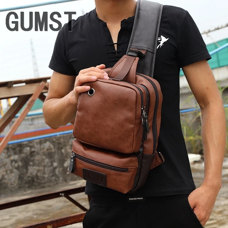 men's cross bag leather