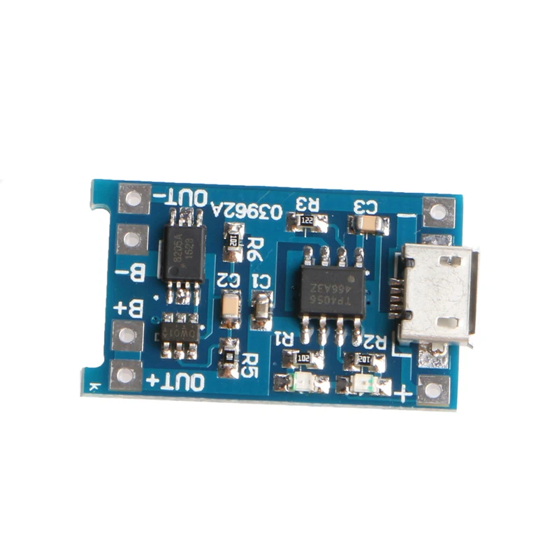 1PC Micro 5V 1A USB 18650 Lithium Battery Charging Board Module+Protection Drop Shipping-animated-img