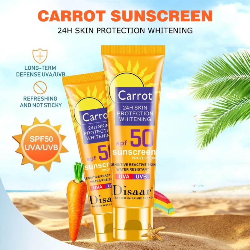 disaar carrot sunscreen