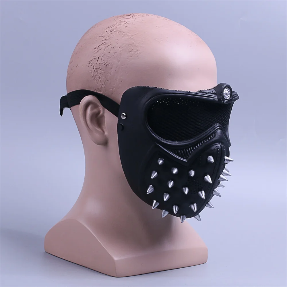 Scrupulous tie Unfair Cumpără Costume și accesorii | Game Watch Dogs 2 Mask Marcus LED Light Mask  Eyes Changeable Holloway Wrench Cosplay Punk Gothic Rivet Face Mask  Halloween