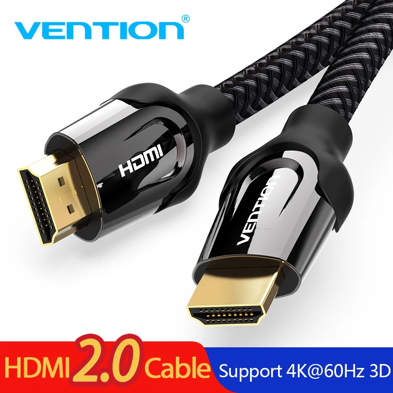 CABLE HDMI 2.0 DE COBRE DE 10 METROS SLIM – DELGADO ENMALLADO ULTRA HD 4K  60HZ 28AWG CON CONECTORES DE ALUMINIO NETCOM – Compukaed