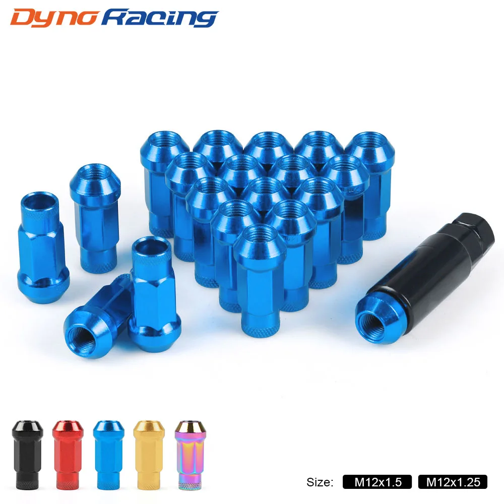 20PCS M12 X 1.5 M12 X 1.25 Wheel Lug Nuts 47mm Iron Racing Lock Lug Wheel Nuts Screw-animated-img