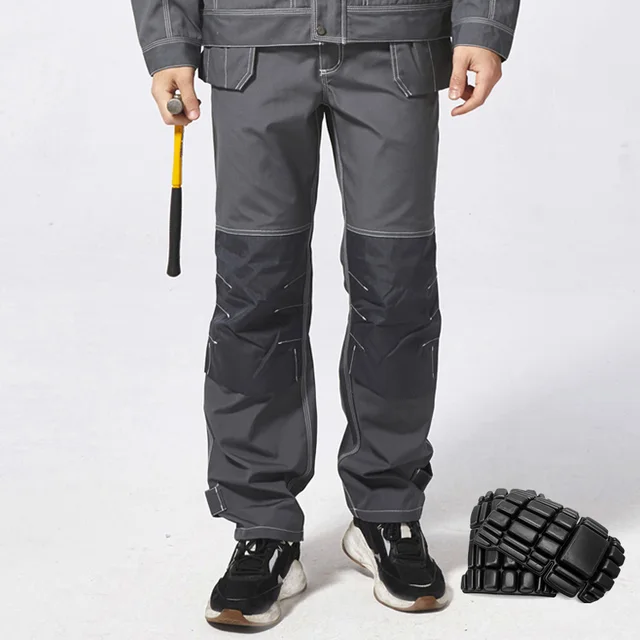 grey work pants