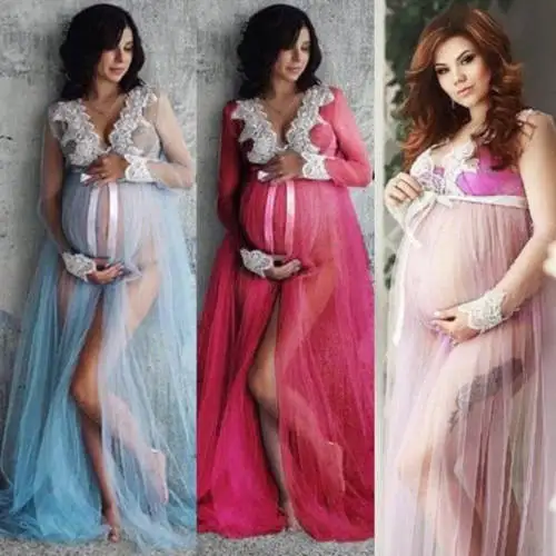 Pregnant Women Lace Up Long Sleeve 