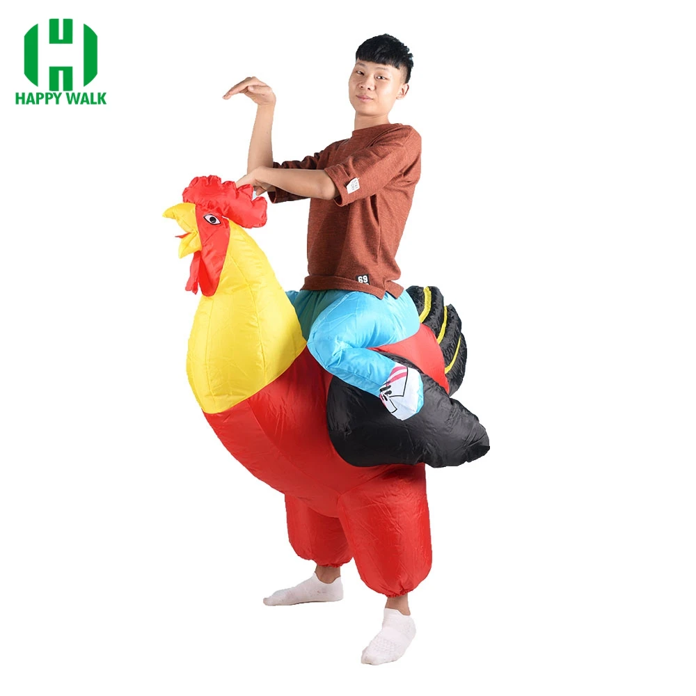 inflatable chicken costume