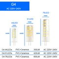 LED G4 Light G9 Led Lamp E14 Bulb 7W 9W 10W 12W COB 2835SMD 220V AC12V No Flicker Dimmable Ceramic Replace 30/40W halogen lamp preview-5