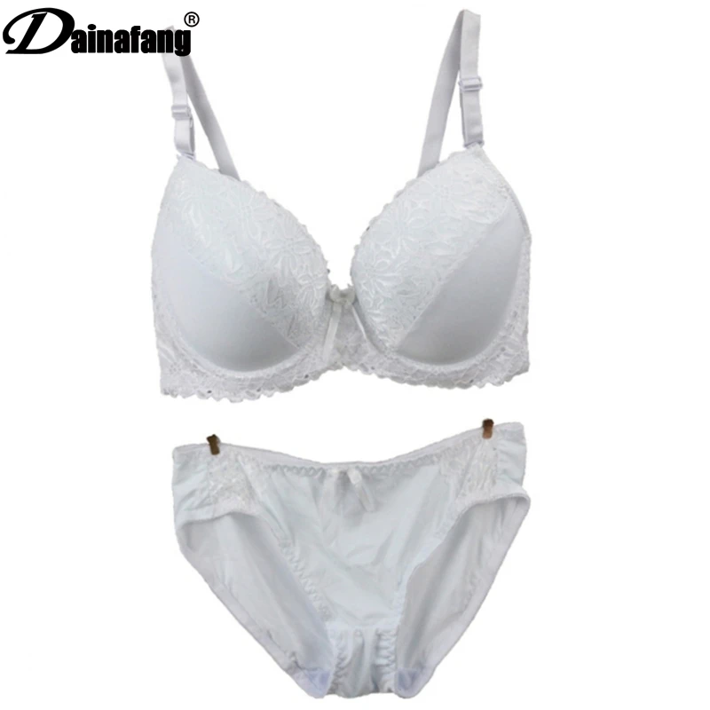 Αγορά Γυναικεία οικειότητα  DaiNaFang Brand New DE Cup Womens Bras Set  Push Up Plunge Lace Water Underwear Sexy Ladies Female Lingerie Panties