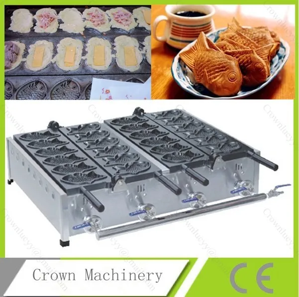 gas taiyaki waffle maker