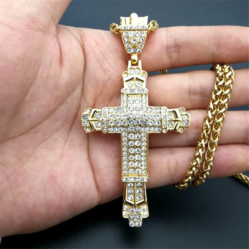 large cross and chain