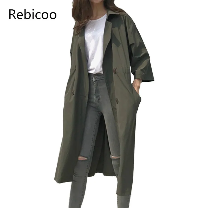 women's floor length trench coat