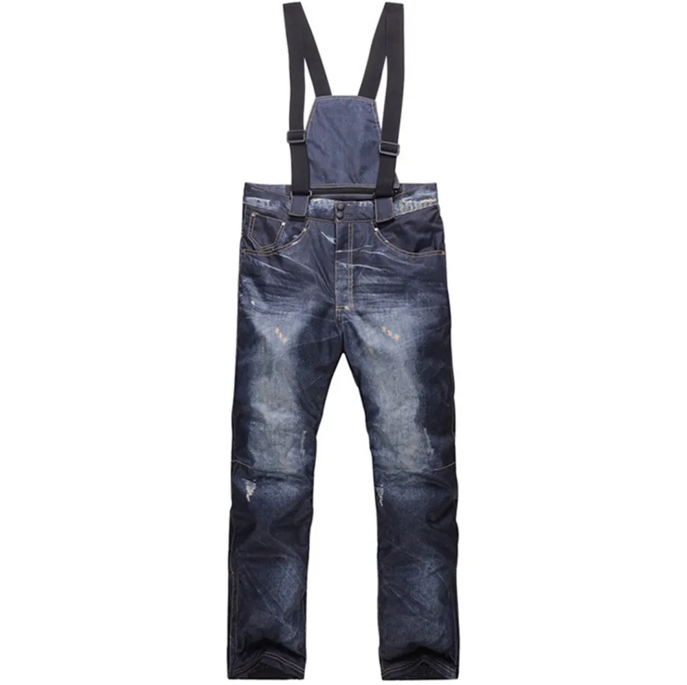 denim ski pants mens