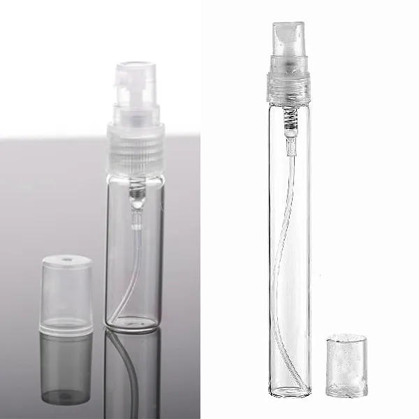 small glass perfume spray bottles