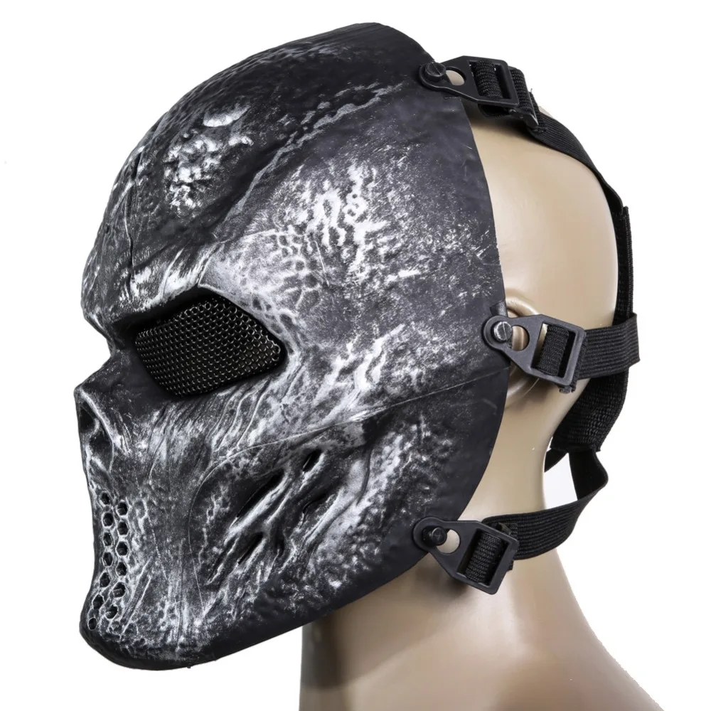 CS GO Mayitr Halloween Ghost Skull moto passamontagna maschera ciclismo  gioco integrale protezione maschera Cosplay - AliExpress