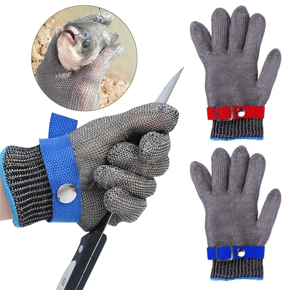 steel mesh cut resistant gloves