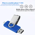 360° Rotate OTG USB Flash drive cle 64G USB 2.0 Smart Phone pen drive 4g 8g 16g 32g 128g micro usb memory storage devices U disk preview-4