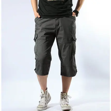 cargo three quarter shorts