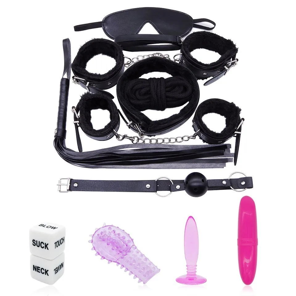 Купить Секс товары | Women Gay Fetish Bondage Set Adult Game Handcuffs,  Footcuffs, Anal Plug, Vibrator Dildo Adult Game Erotic Toy bdsm Kit Sex toys