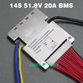 51.8V lithium ion battery protective circuit 14S 51.8V 20A BMS with the balance function Free balanced cable preview-1