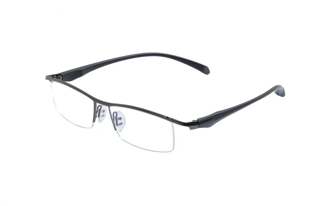 semi rimless rectangular glasses