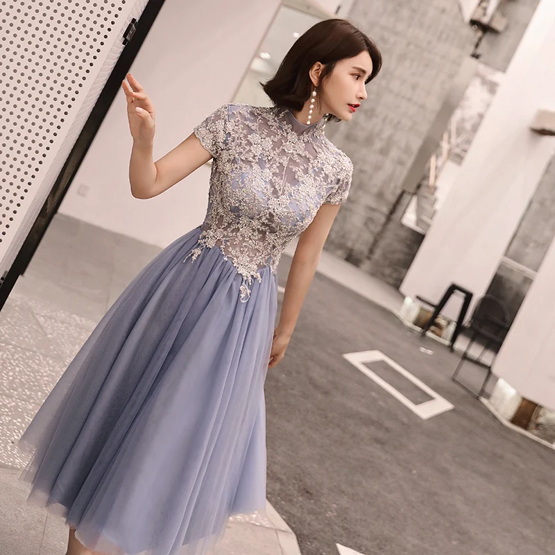 He's Bride Elegant Cocktail Dress High 
