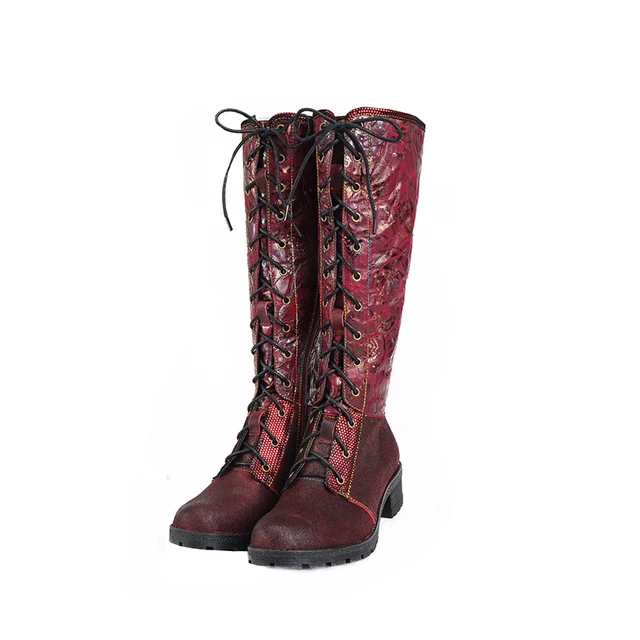 womens boots with ties